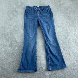 Tommy Bahama Blue Flare Womens Jeans With  Dolphin Embroidery 5422